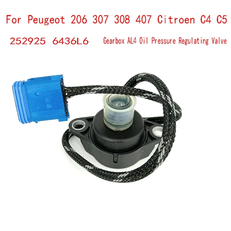 AU05 -Gearbox Solenoid Valve AL4 Oil Pressure Regulating Valve Car Electric Control Box 3Pi Connector Plug For Peugeot Citroen