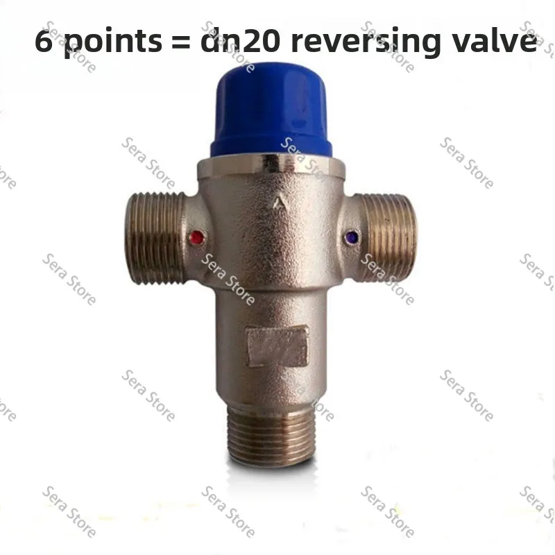Brass Thermostatic Diverter Valve Solar Water Heater Auto Switch Valve  Gas Three Way Valve DN15 DN20 DN25 DN32