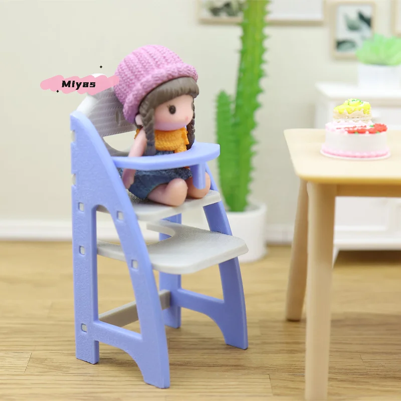 

Миниатюрный детский обеденный стул 1/12, модель мебели для кукольного домика для детей, имитация ролевых игр, декор для гостиной, игрушка