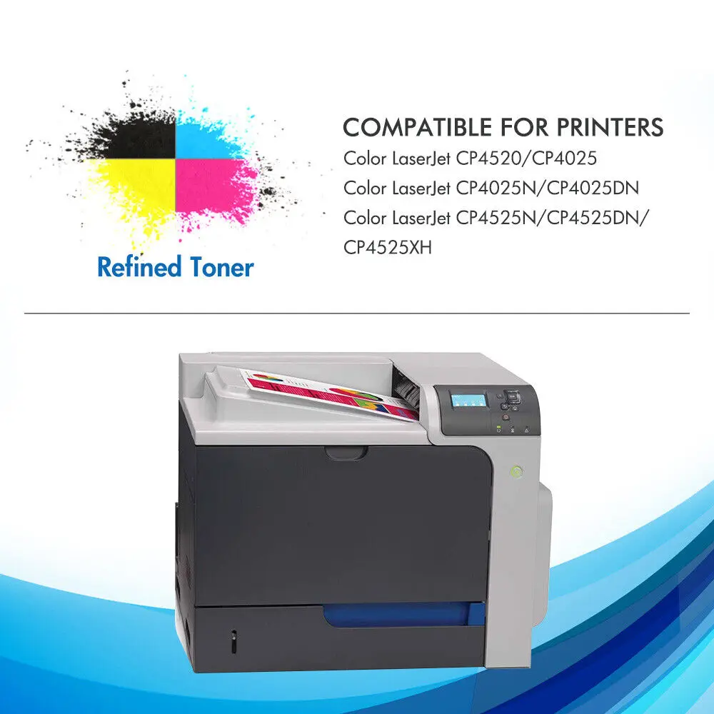 Toner noir 1PK Compatible avec HP 647A LaserJet CP4520 CP4525n CP4525dn CE260A