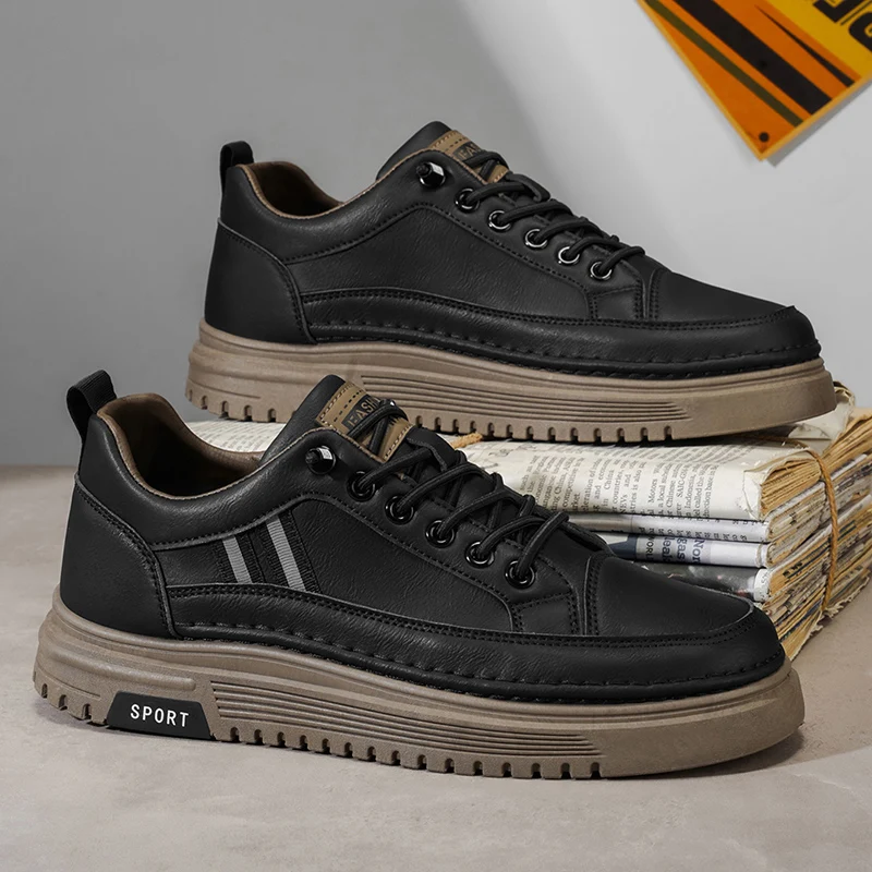 

Men's Spring New Breathable Waterproof Non-slip Sports Shoes 4546 Size Casual Student Trendy Sneakers Rubber Outsole