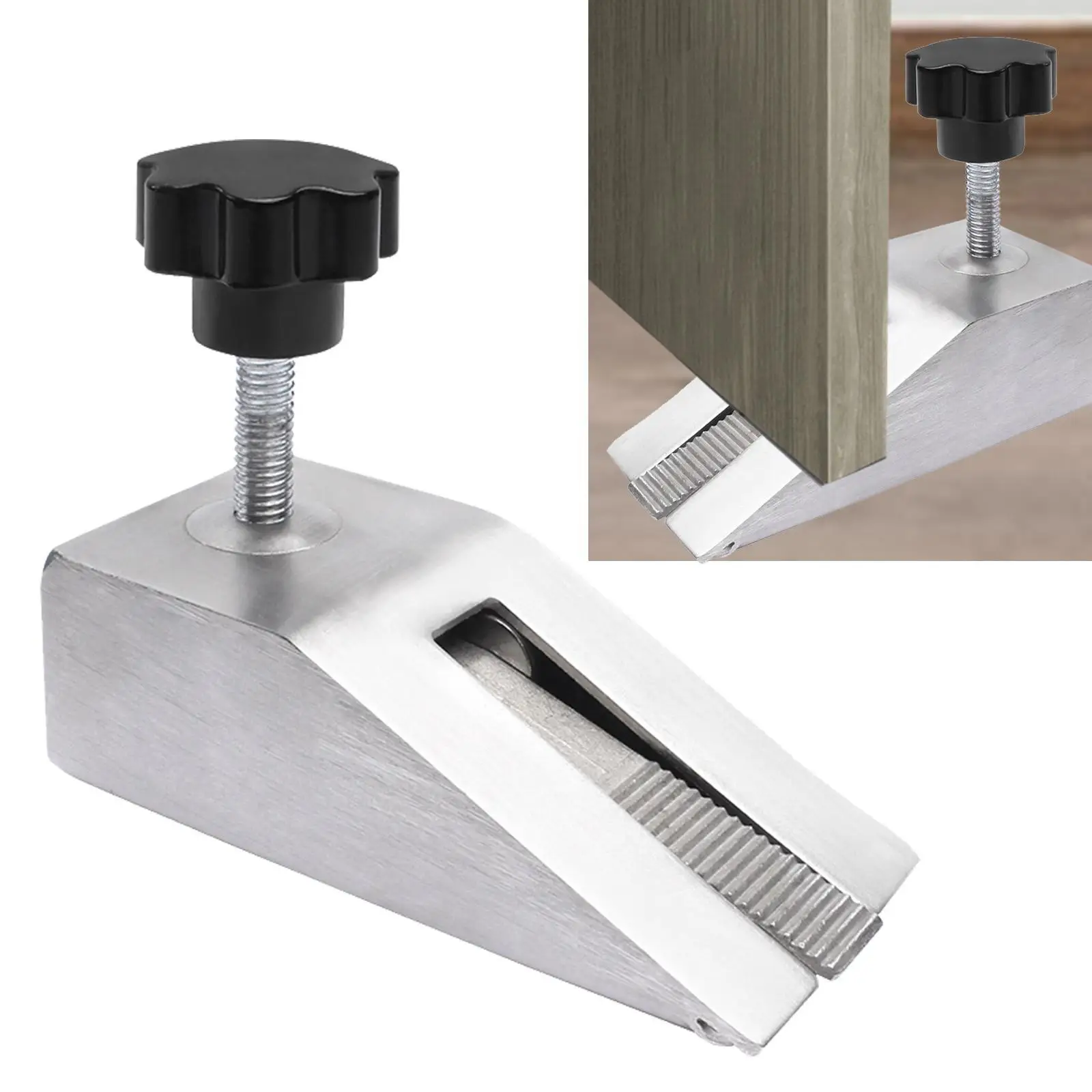 Rolha de porta cunha proteção de piso altura ajustável para parte inferior da porta batente de porta para escola escritório casa hotel banheiro