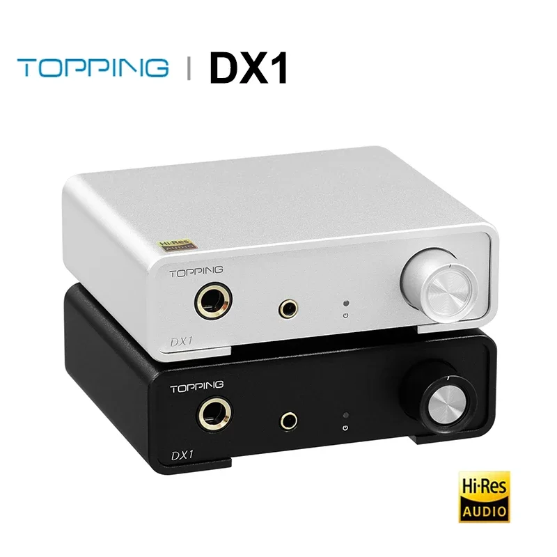 

TOPPING DX1 HI-RES HIFI Decoder DAC AMP Headphone Amplifier AK4493S XMOS XU208 Support PCM348 DSD256 PK FIIO audirect