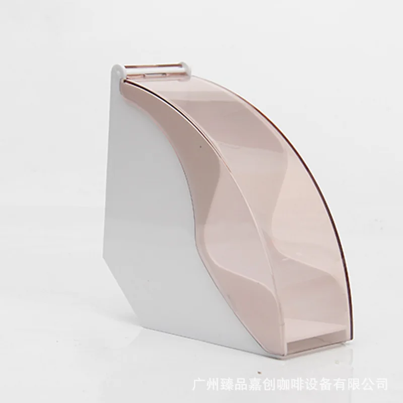 Clear Dustproof Filter Paper Box, Countertop Coffee Organizer for Papers & Drip Accessories