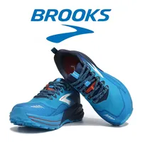 BROOKS Cascadia 16 Shock-absorbing Soft Sole Professional  for Men  Autumn Mesh Sports Shoes Wear-resistant Skipping Shoes