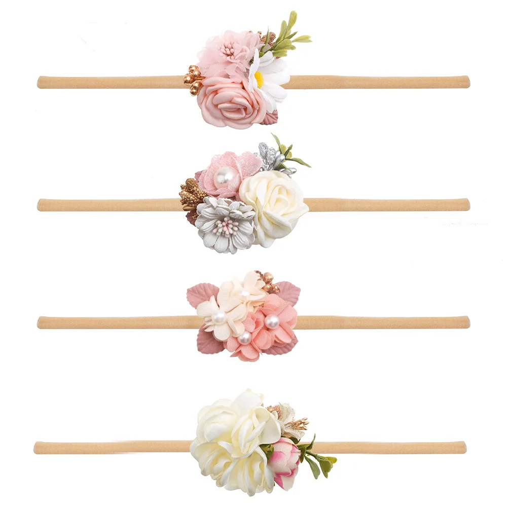 Sweet Baby Flower Headband - Elastic Nylon, Ideal for Weddings, Travel & Gifts - Free Postage!  Children's Accessories