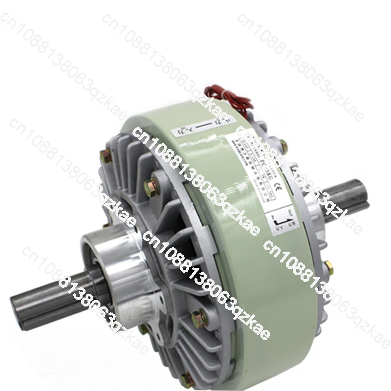 

Double shaft clutch 0.6kg-40kg electromagnetic powder clutch 24V tension controller hollow shaft clutch 6Nm-50Nm