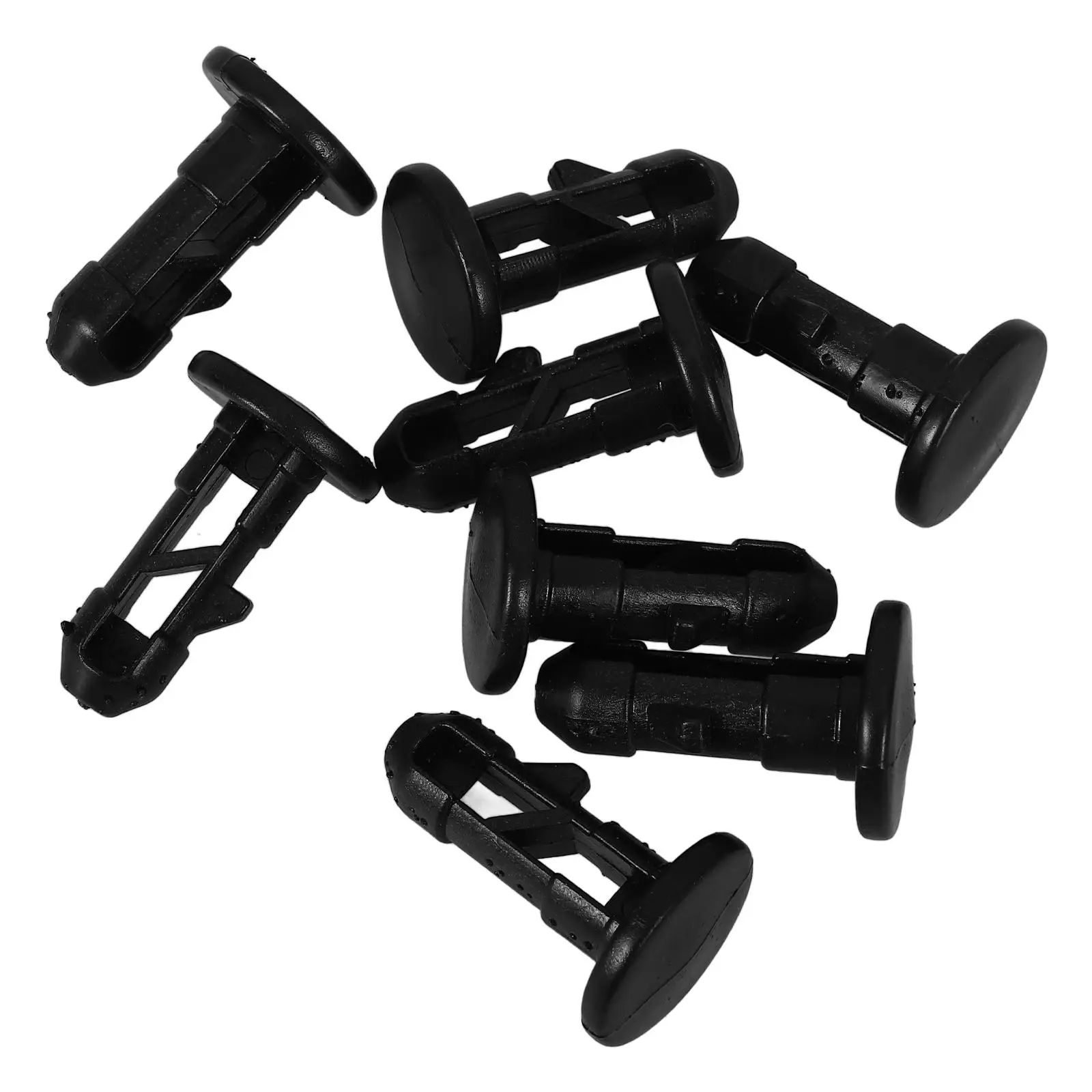 

8pcs Trash Latch Sturdy Plastic Garbage Bin Locks Wheeled Lid Cover Black Replacement Trash Bin Latch Hardware