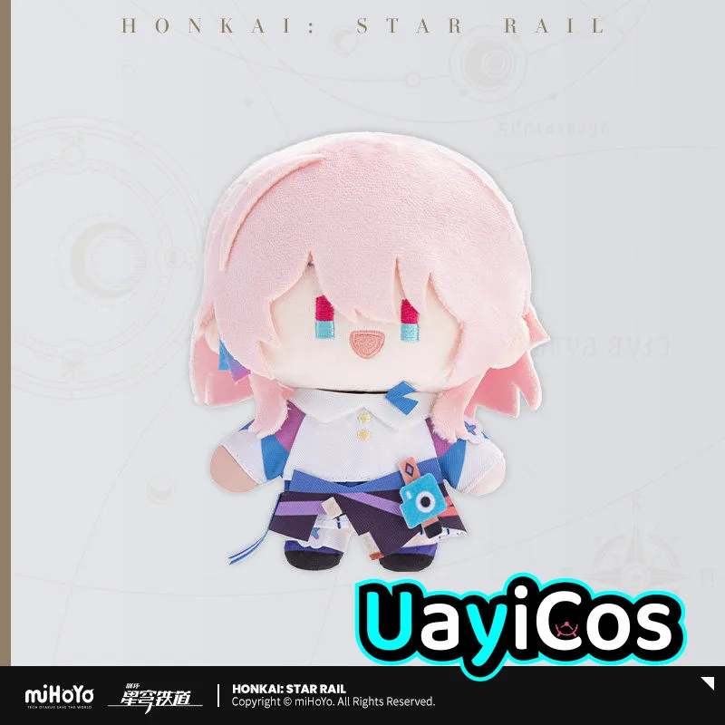 

In Stock 15cm Original Honkai：Star Rail Mydei Castorice Herta March 7th Phainon Stuffed Plushies Doll Clothes Ornament Anime Toy
