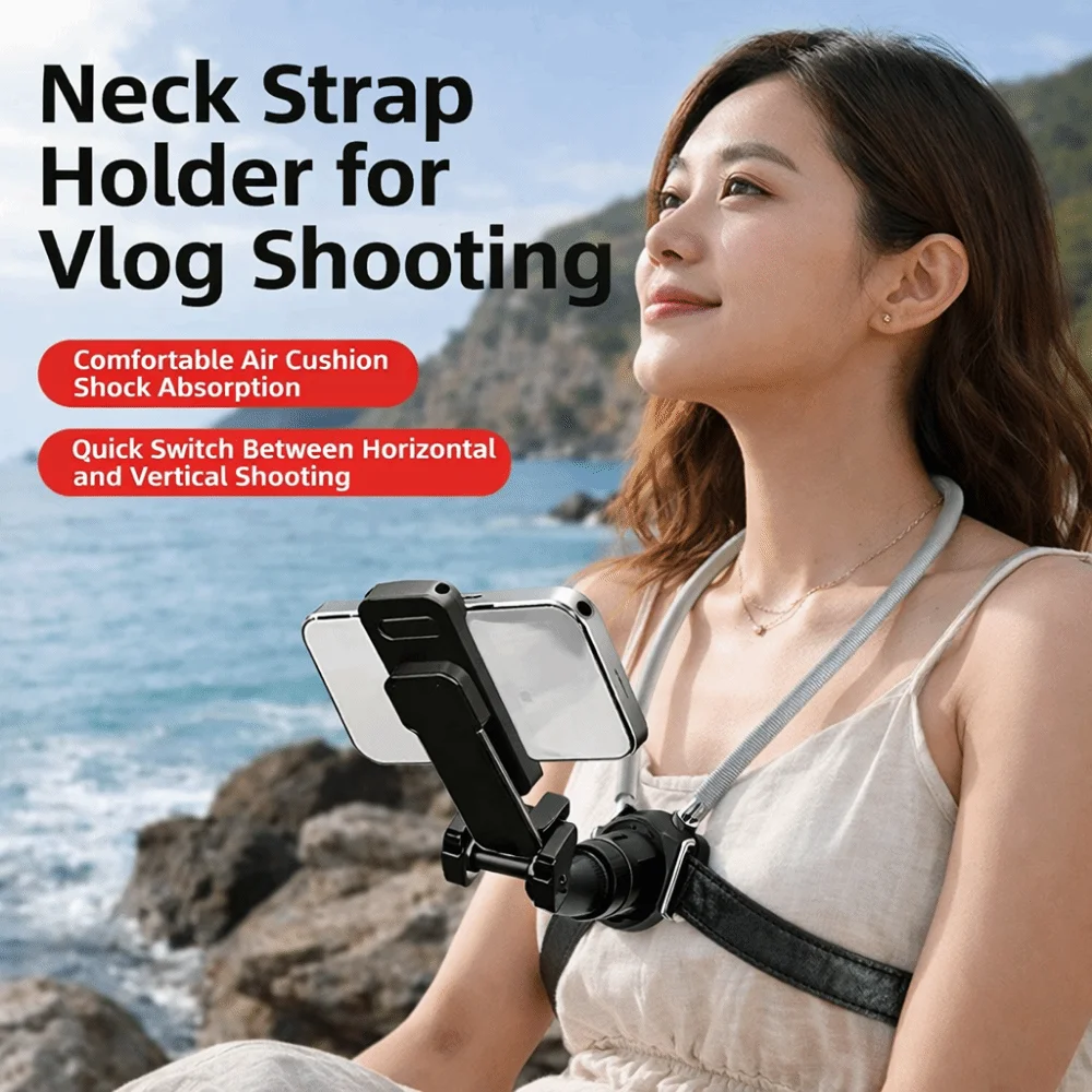 

First View Neck Cell Phone Holder Quick Release Hand Free Lanyard Strap Neck Holder Selfie Mount Lanyard Strap Phone Neck Holder
