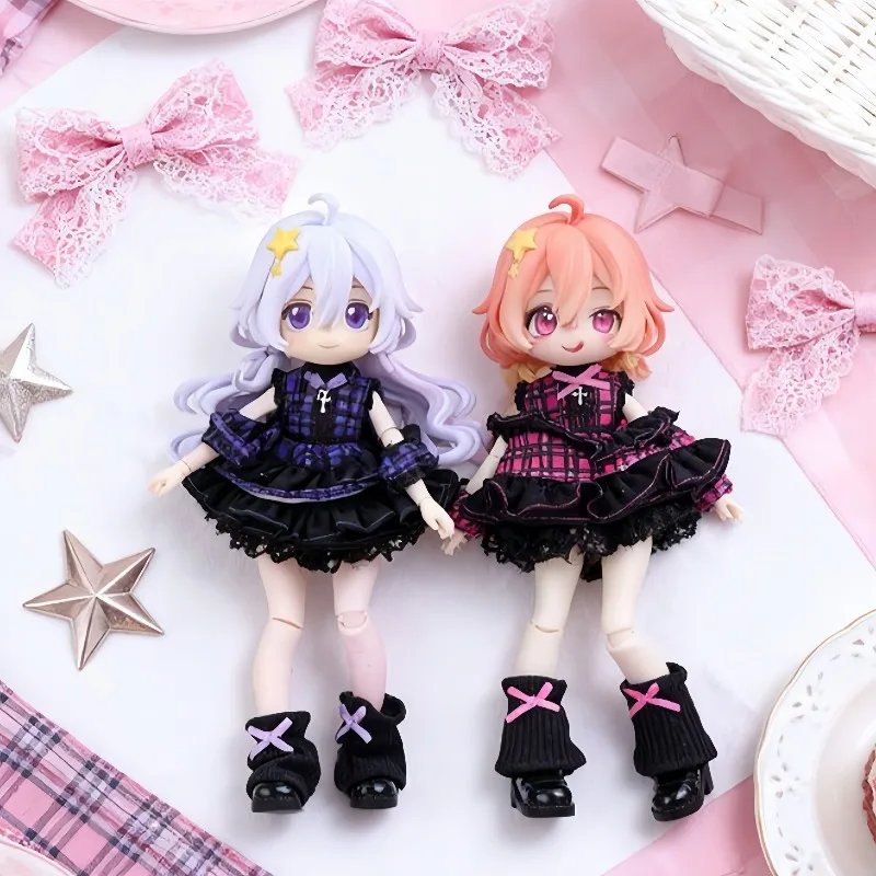 

High Quality For Bjd Clothes Idol Singer Set Ob11 1/12 Bjd 17.5cm Dolls Toys Cute Action Anime Figure Kawaii Xmas Gift In Stock