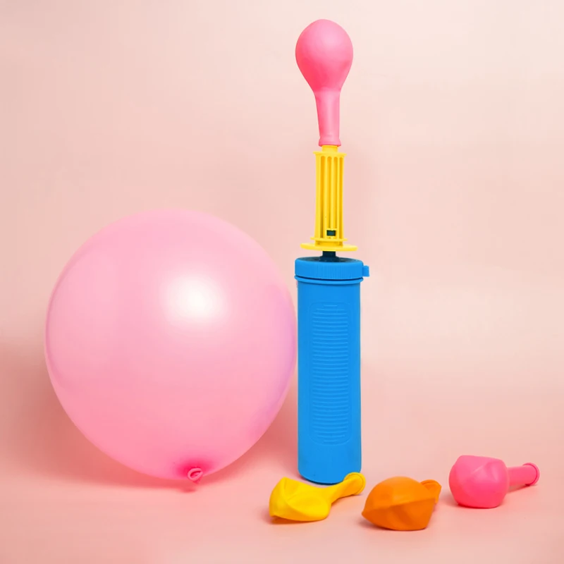 1Pcs Hohe Qualität Tragbare Luftballons Pumpe Manuelle Inflator Für Geburtstag Party Hochzeit