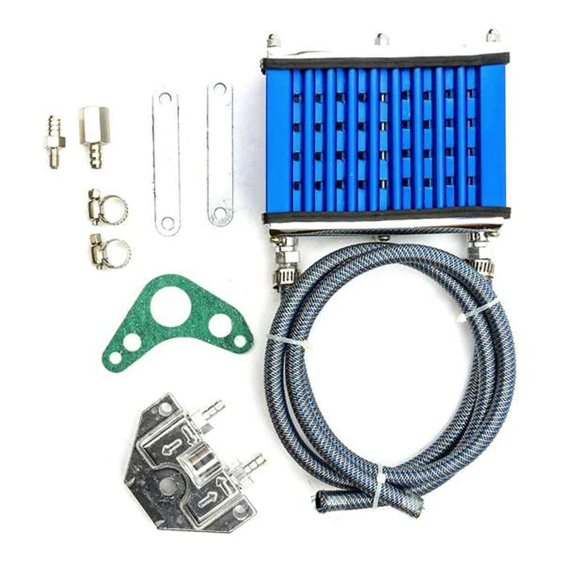 

Blue Pit Dirt Bike Oil COOLER DIY Kit For 110Cc 125Cc 140Cc 150Cc Motorcycles Radiator OIL Cooling System For ATV Engine Change