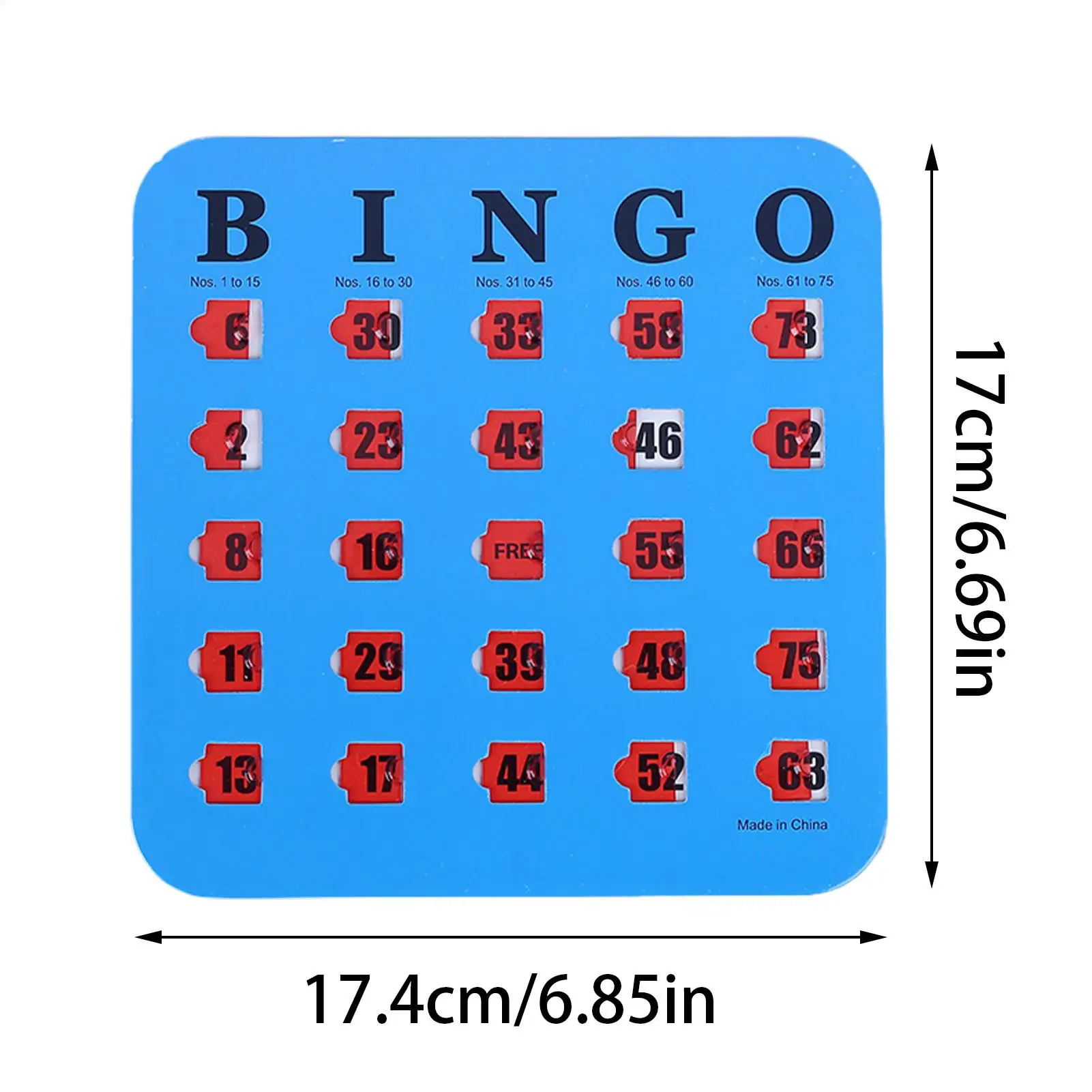 Bingo Cards Reusable Fingertip Logic Thinking Party Game 5Pcs/set Shutter Slide Bingo Cards Fun Slide Fingertip Logic Thinking view 6