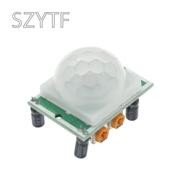 1 adet yüksek kalite HC-SR501 HCSR501 ayarlamak kızılötesi PIR hareket sensör dedektörü modülü Arduino için