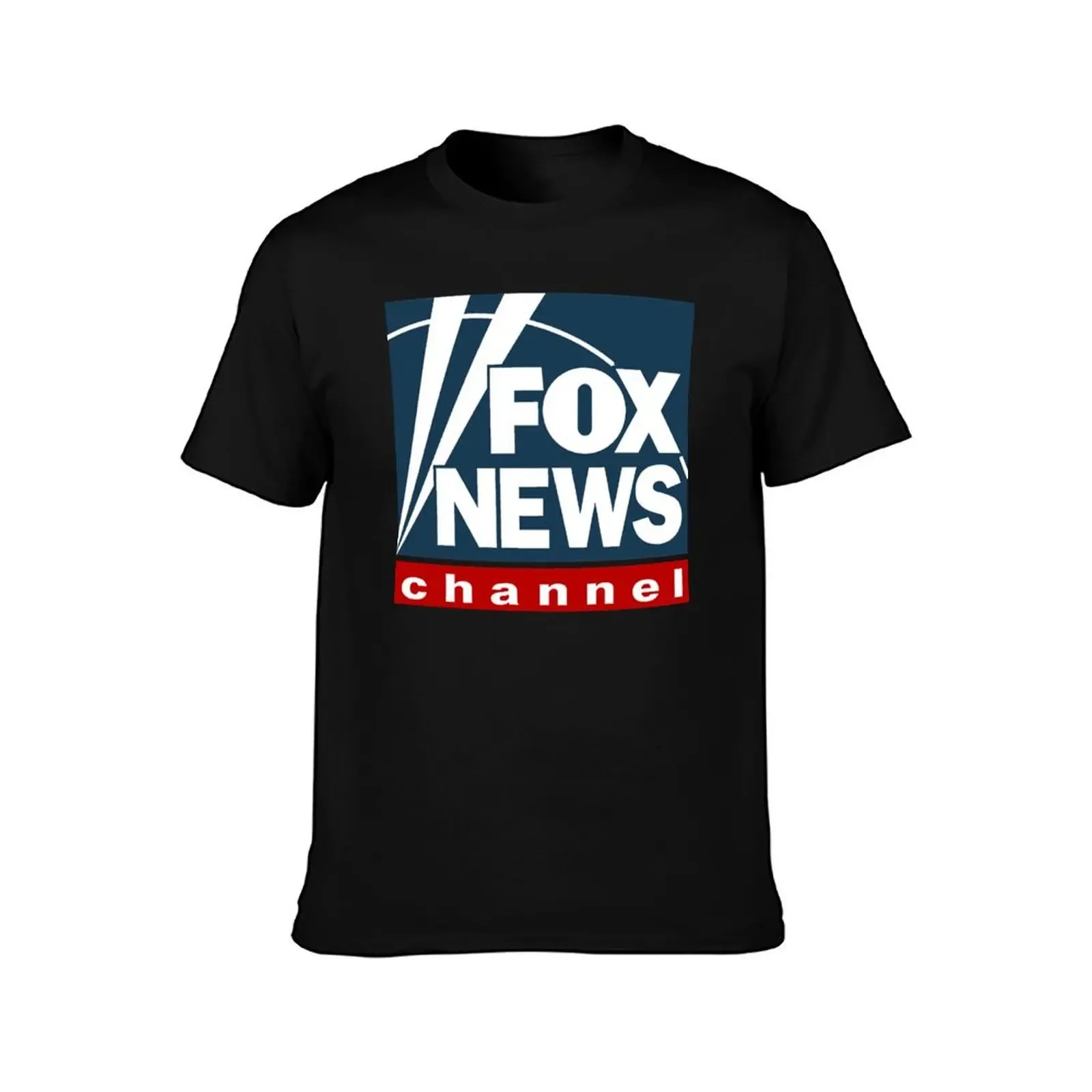 F O X NEWS Logo T-Shirt Luxury man quick drying cheap stuff fruit of the loom mens t shirts