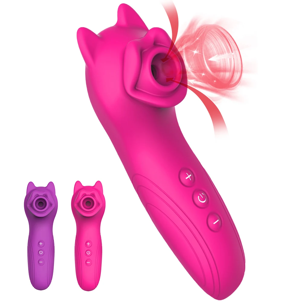 Powerful Clit Sucker Vibrator Sucking Blowjob Clitoris Stimulator Nipple Vagina Pussy Pump Etotic Sex Toys for Women Masturbator