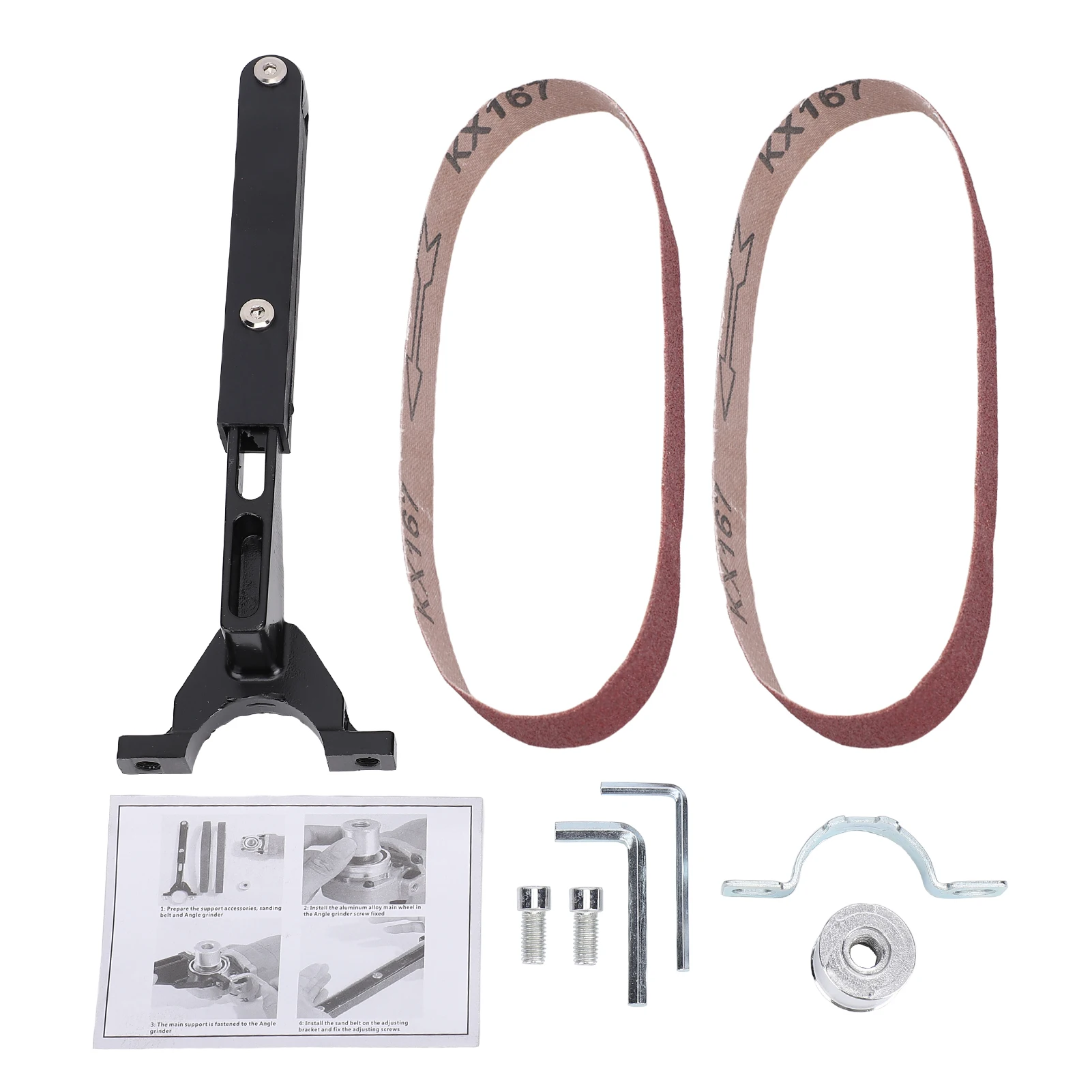 

Grinder To Sander Attachment Angle High Quality Alloy Material Quick Easy Conversion Woodworking Sander Conversion Kit