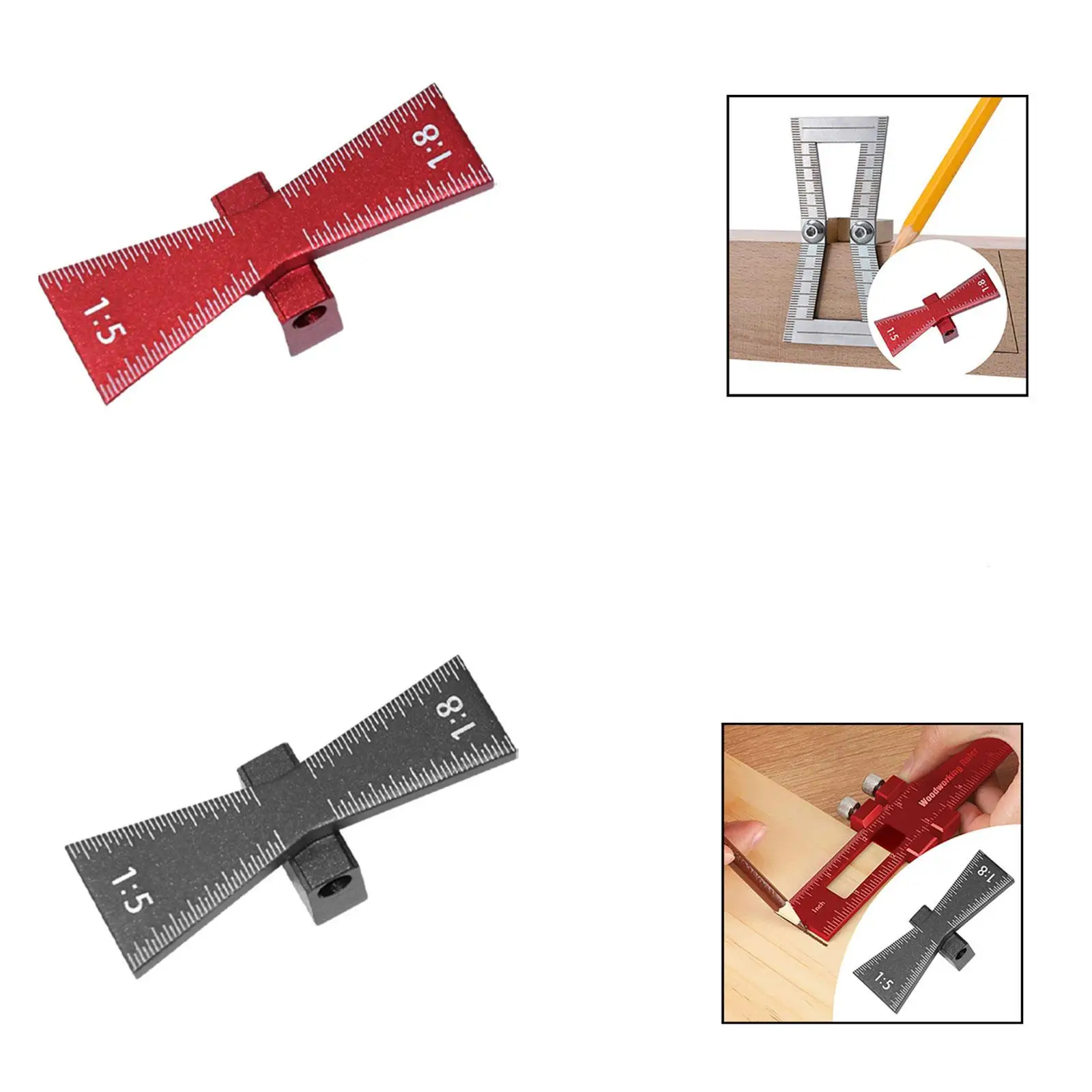 Dovetail Marker High Performance Dovetail Marking Jig for DIY Wooden Joints Both Softwood or Hardwood Applications Wood Marking