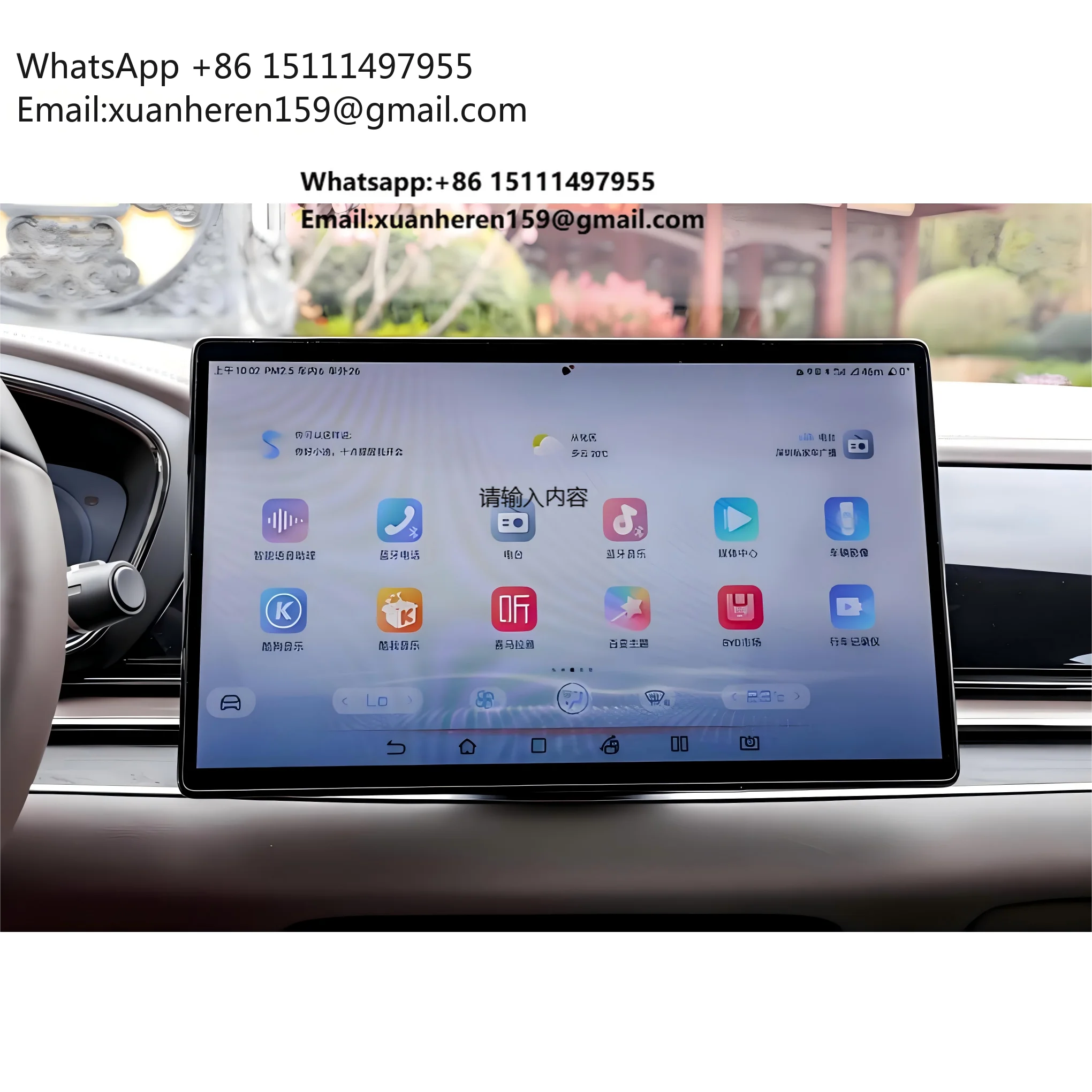 Original BYD Seagull Dolphin 15.6 Inches Car Led Display Screen for BYD atto 3 Seal 06 Big Smart Screen Center Console Display