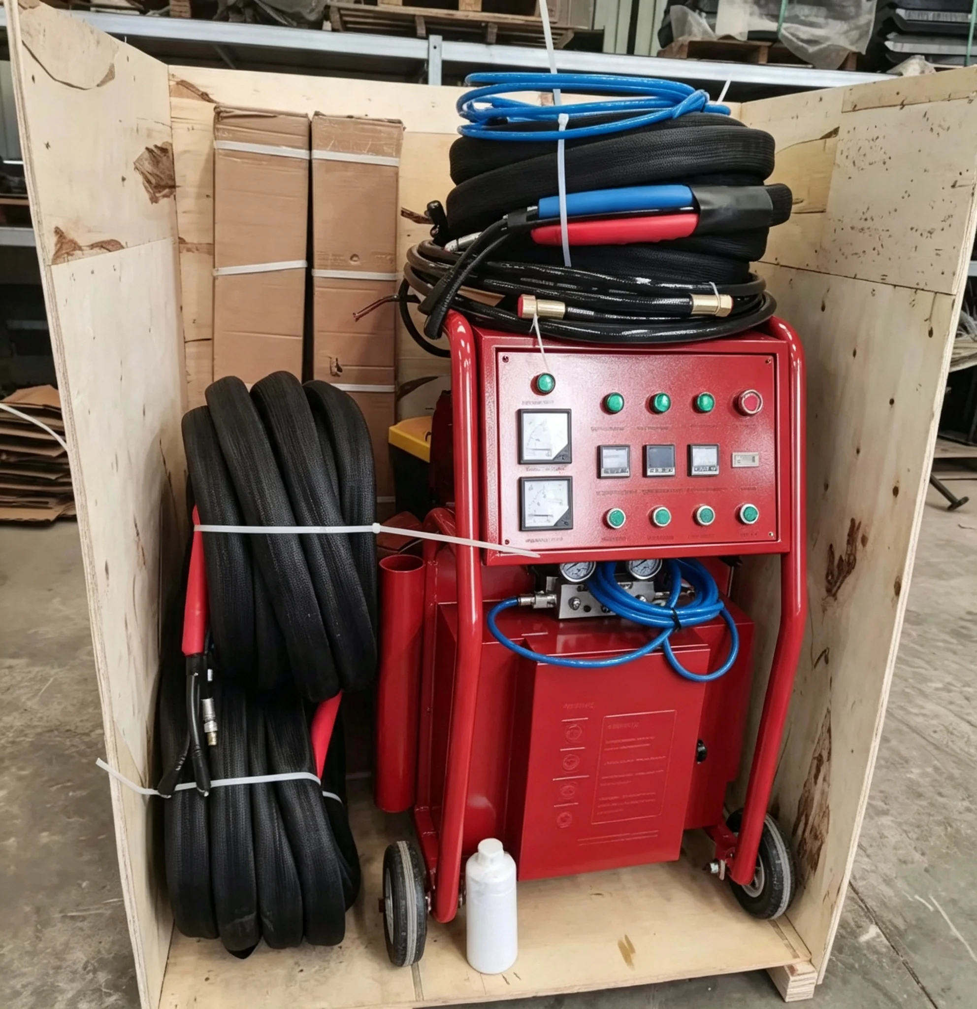 Air-Driven/Hydraulic/Electric Polyurea Polyurethane Foam Spray Machine Equipment For Large Area Insulation Waterproof Projects