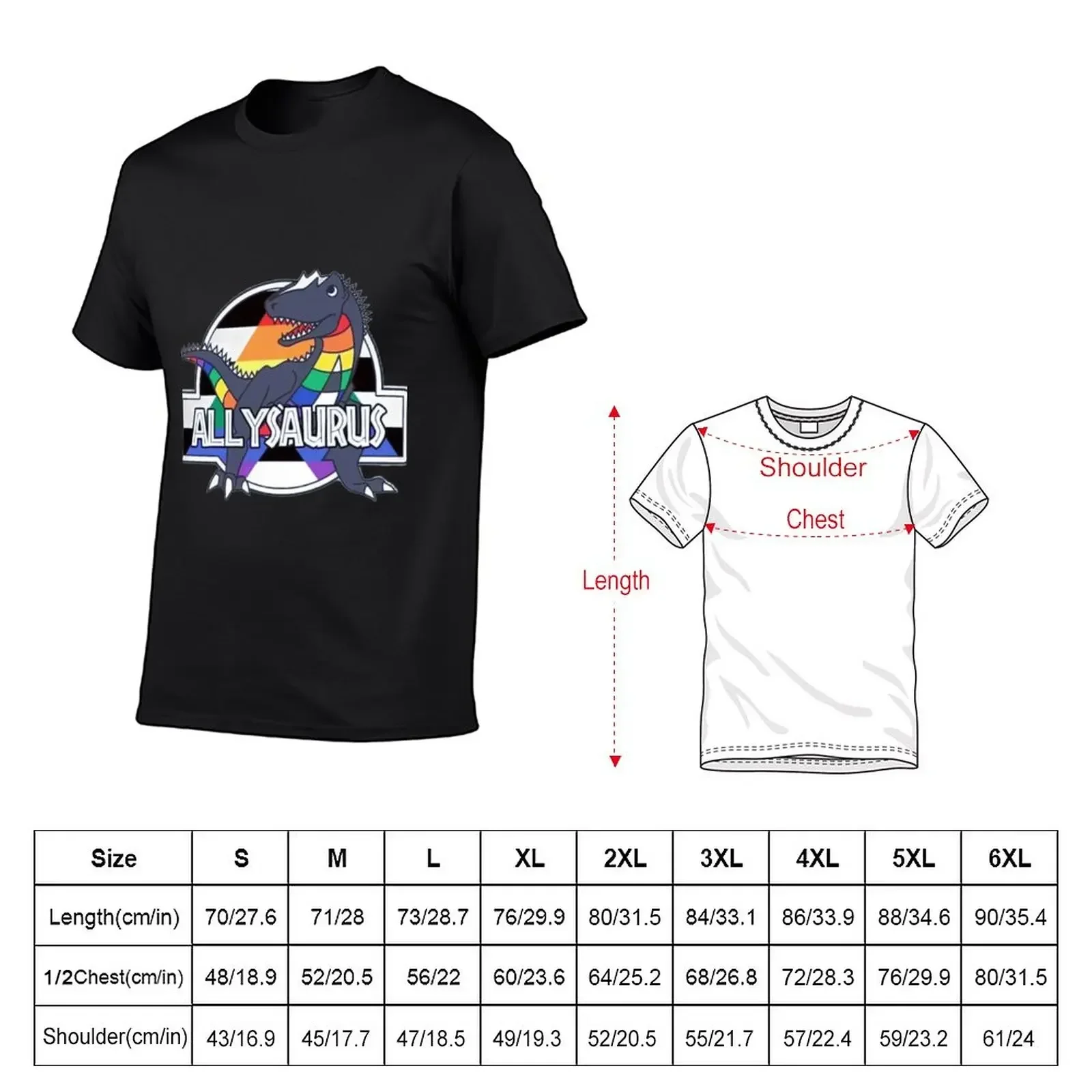 Allysaurus T-Shirt anime clothes sports fans animal prinfor boys t shirts for men cotton