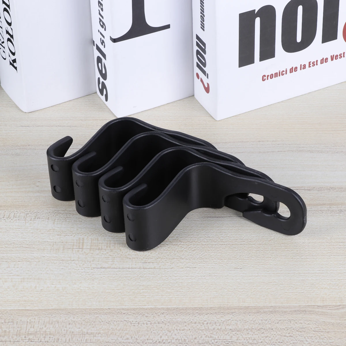 

4 Pcs Car Hook Concealed Hooks Multifunction Multi-fucntional Storage Back Seat