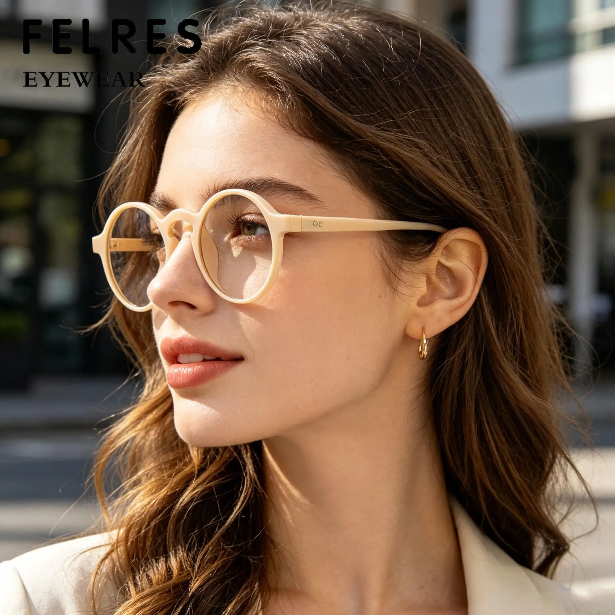 Vintage Round Negative Diopter Clear Myopia Glasses Women Men Designer Blue Light Blocking Clear Optical Nearsighted Glasses