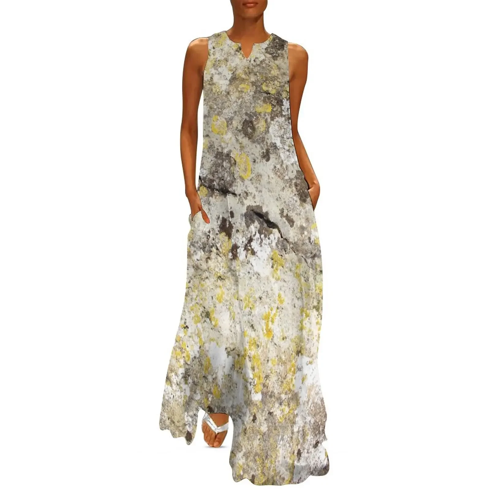 

Lichen on The Rollright Stones Long Dress Long dresses Women's dresses Dress
