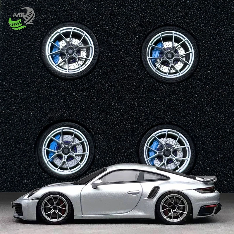 1:64 MT GAISE Modified Wheel Diameter 10.8mm/11mm Resin Hard Tire Suitable for 1/64 Car Model Accessories