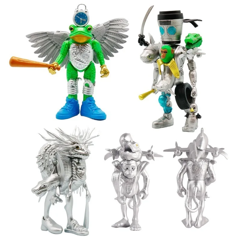 تونغ تونغ صحور الإيطالية Brainrot الوحش الانصهار الطبعة Tralalero Tralala أنيمي عمل الشكل الكرتون نموذج ديكور لعبة هدايا جديد #2