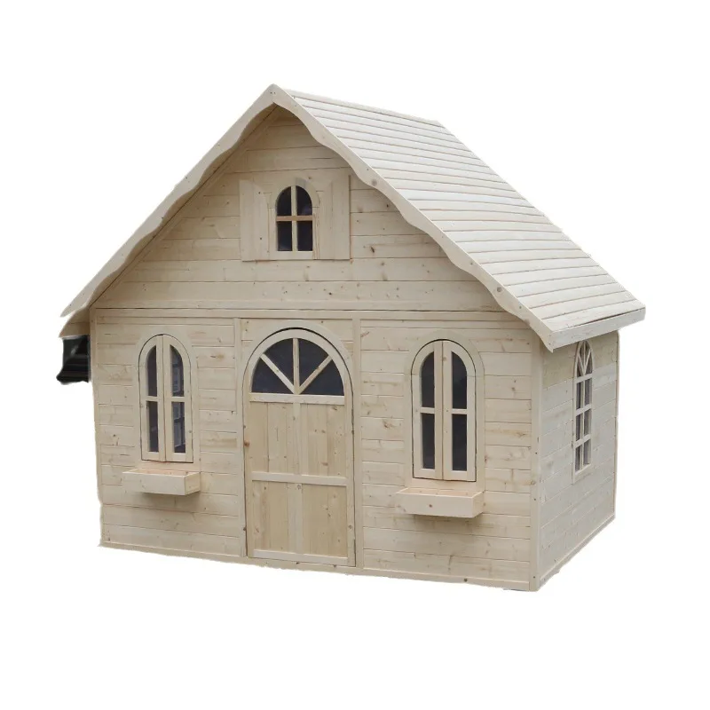 

Большой деревянный домик, детский деревянный домик, домик «Свинка Пеппа», детский сад, деревянный домик на открытом воздухе, игра, woo