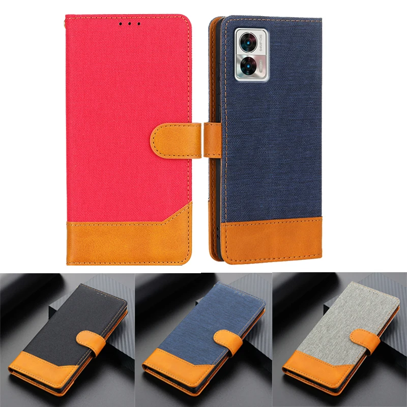 Phone Case For Carcasa Motorola Edge 30 Neo Case Luxury Leather Flip Wallet Cover For Estuches Motorola Edge 30 Lite 6.28