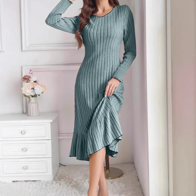 

Fashion Elegant Women's Dress 2025 Autumn Banquet Long Skirt