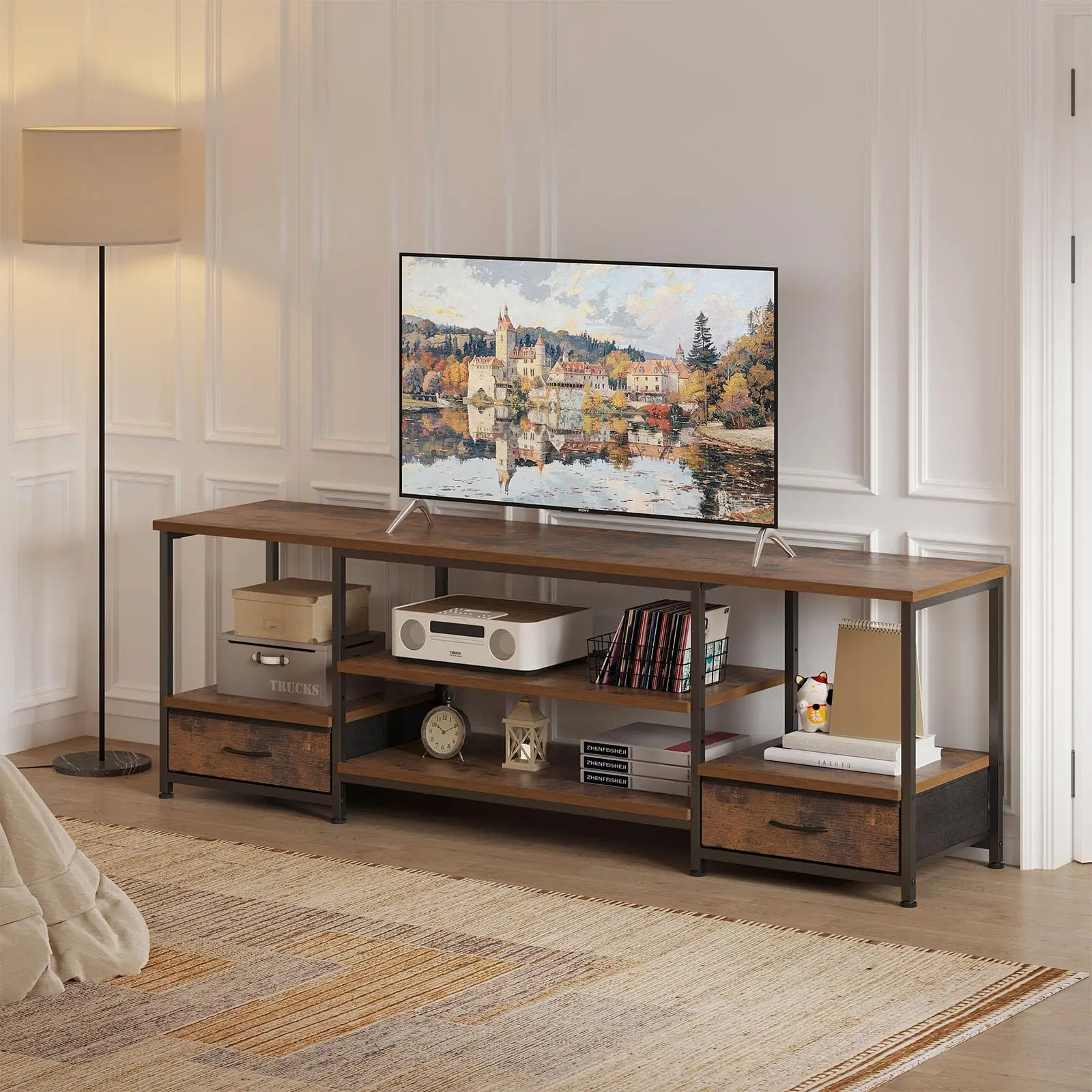 Jhk 63IN Wooden Tv … - image
