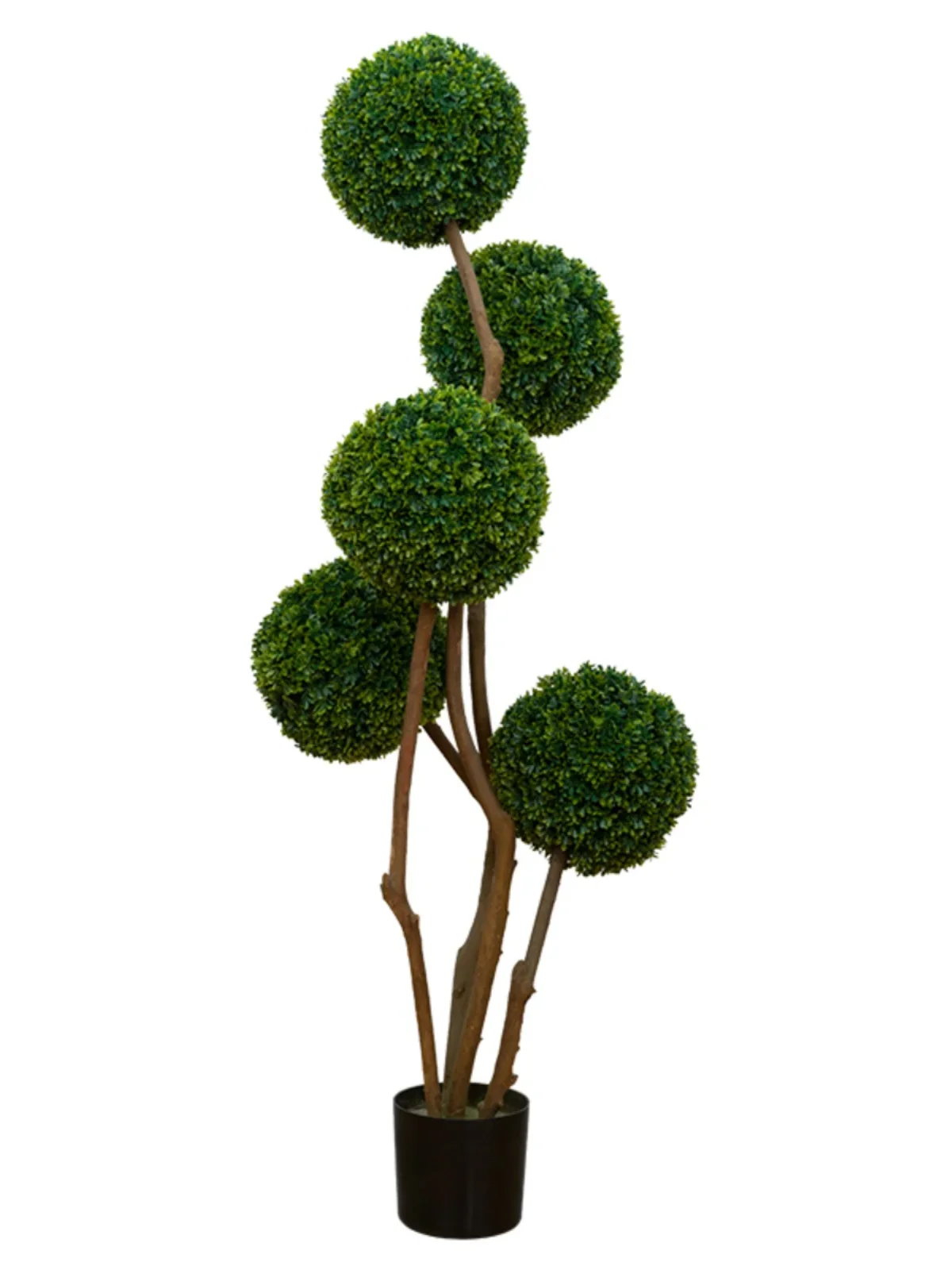 Artificial plant Mizailan spherical potted plant, indoor living room floor, large bonsai ornament, decorative Nordic fake green