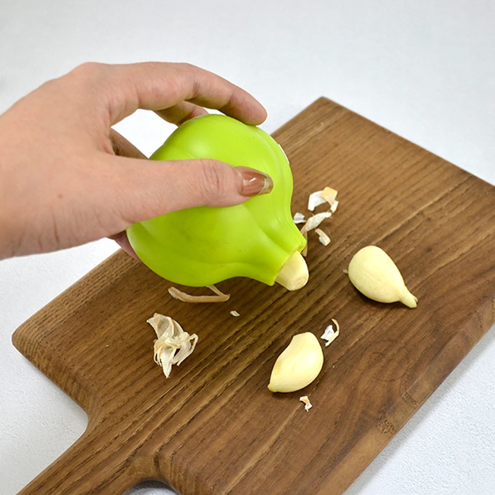

2pcs Reusable Silicone Peeler Skin Remover Kitchen Roller Peeling Home Use Small Peeler Kitchen Supplies Garlic Tool Garlic Skin