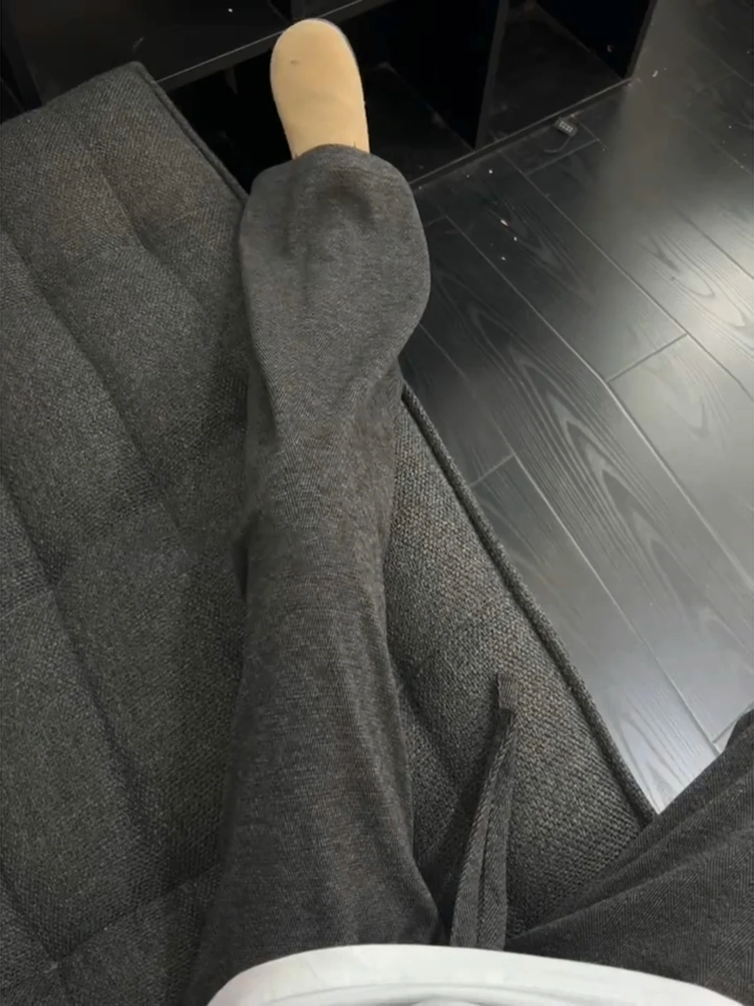 

Мужские спортивные брюки Deep Grey Khaki с широкими штанинами на флисовой подкладке, повседневные брюки Cleanfit Bootcut, брюки для отдыха