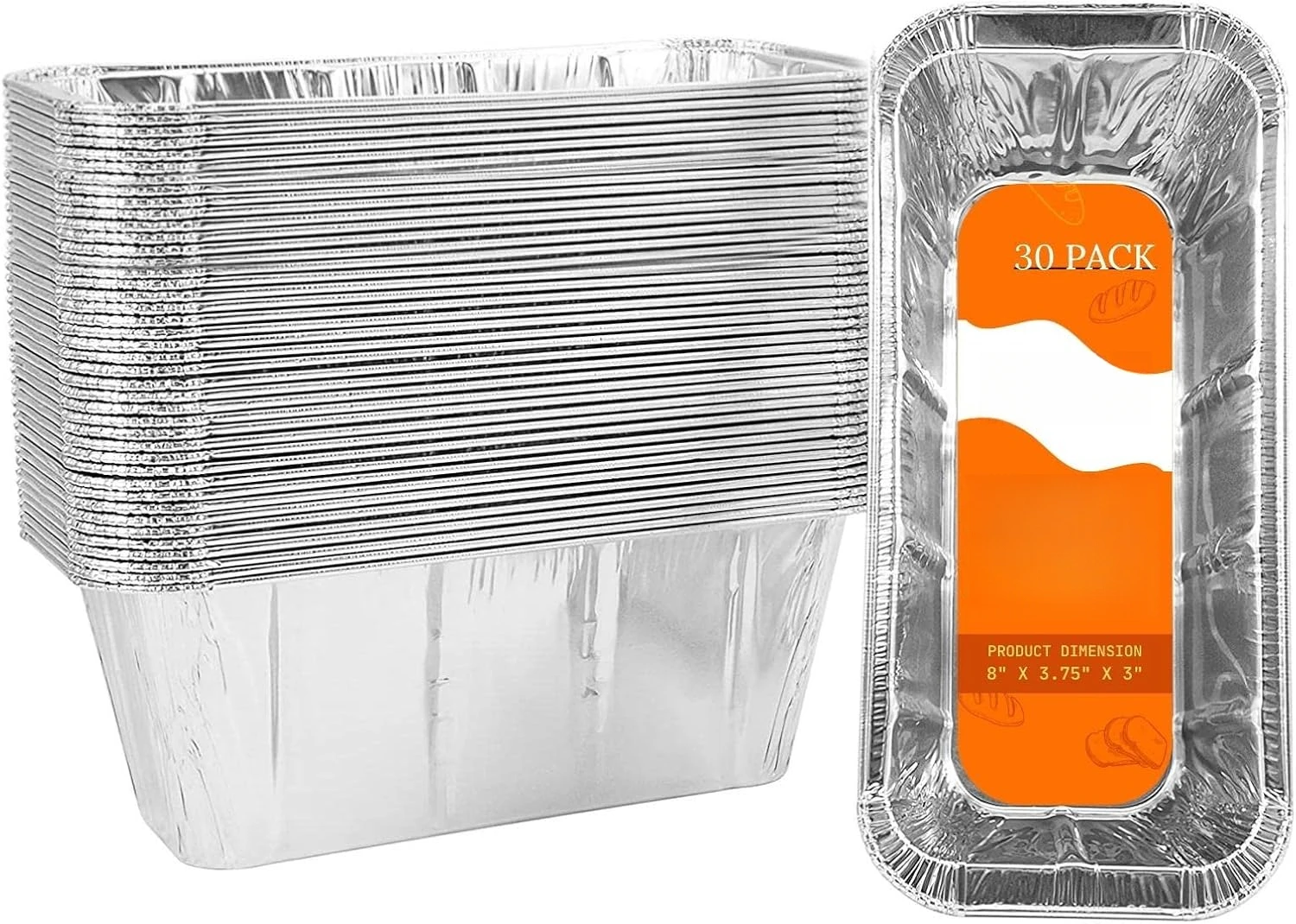 

30-Pack Aluminum Drip Pan Liners – Disposable Foil Trays for 17" 22" 28" 36" Blackstone Griddle Grease Catcher