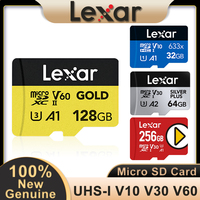 Original Lexar GOLD PLAY Micro SD Card TF 633x Silver Plus A1 A2 V10 V30 V60 32GB 64GB 128GB 256GB 512GB 1TB for phone 4K Camera