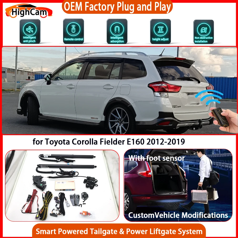 HighCam for Toyota Corolla Fielder E160 2012-2019 OEM JHJHCAR Smart Powered Tailgate Power Liftgate Tailgate Power Lift Gate