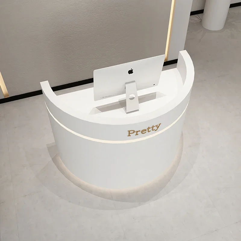 Beauty Center Reception Shop Service Counter Armable Desk Church Furniture Party Tables Table Cosmetics Lectern Simple Customer