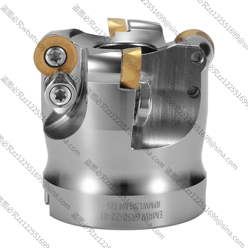 For Numerical Control Milling Cutter Head EMRW Round Nose EMR5R 6R 50 63 80 RPMT1204 R5R6 Flying Face Milling Cutter Head view 6
