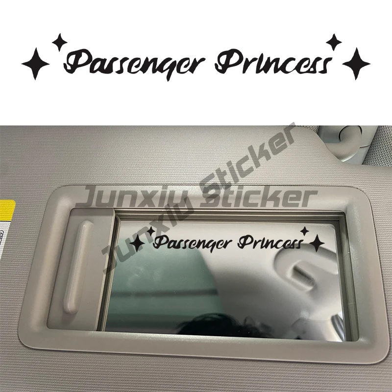 Sticker Passenger Princess Star Mirror Decal Stickers Rearview Mirror Car Vinyl Decoration Funny Cars Decals