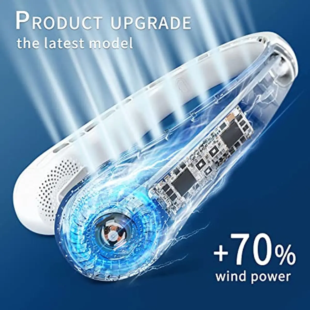 Hangende Halsventilator Dubbele Turbo 360 ° Surround Wind Met Mute Verstelbare Snelheid Mini Airconditioner 5200Mah Nek Ventilator Oplaadbaar