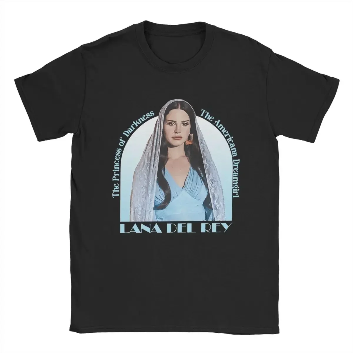 O Neck Plus Size Short Sleeve Streetwear T Shirt Summer Clothing  Lana Del Rey T-Shirts Men Music Amazing Pure Cotton Tees