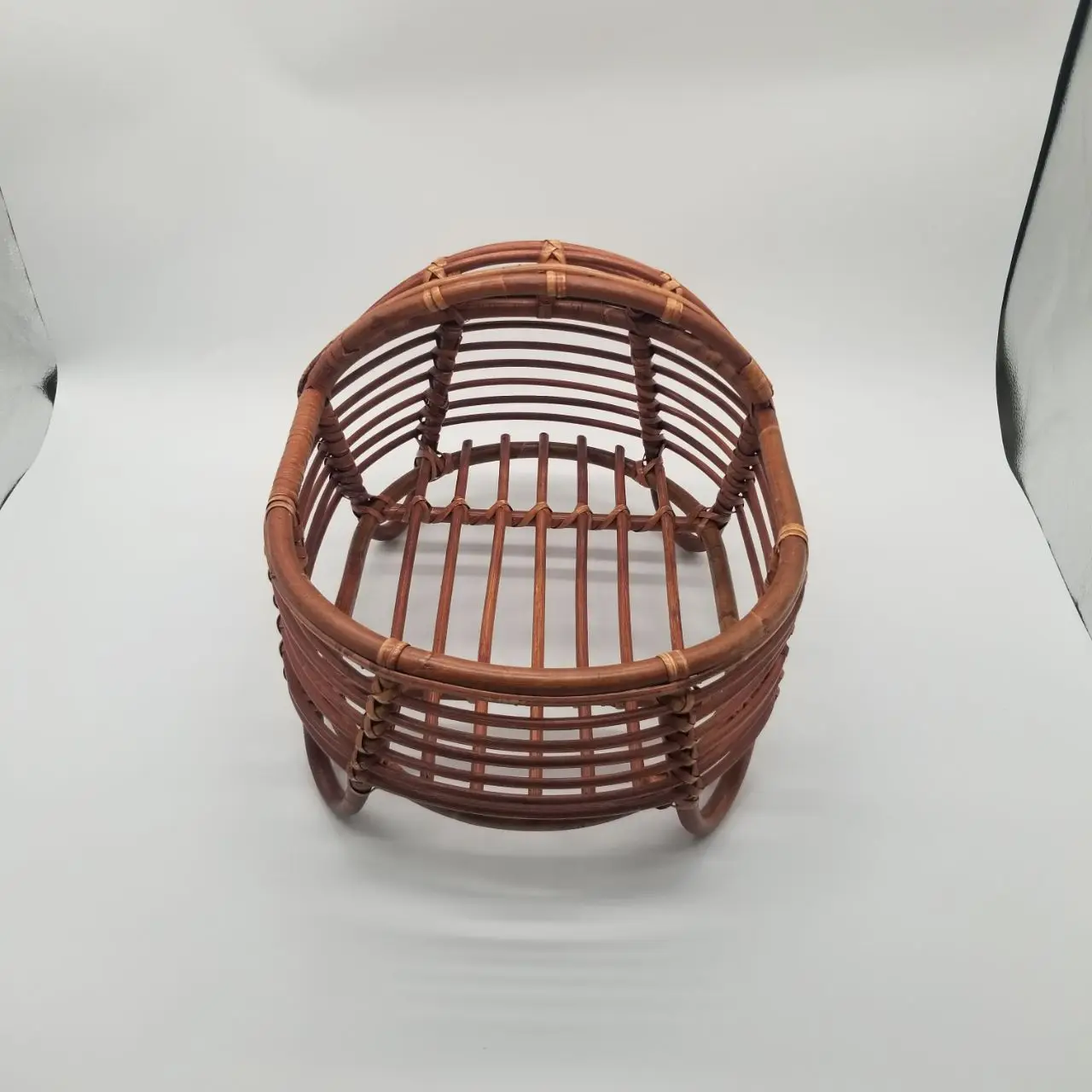 Newborn Photography Props Rattan Products Baby Retro Hand-woven Baby Basket Studio Photo Sofa Chair Bed Photo Studio Accessories