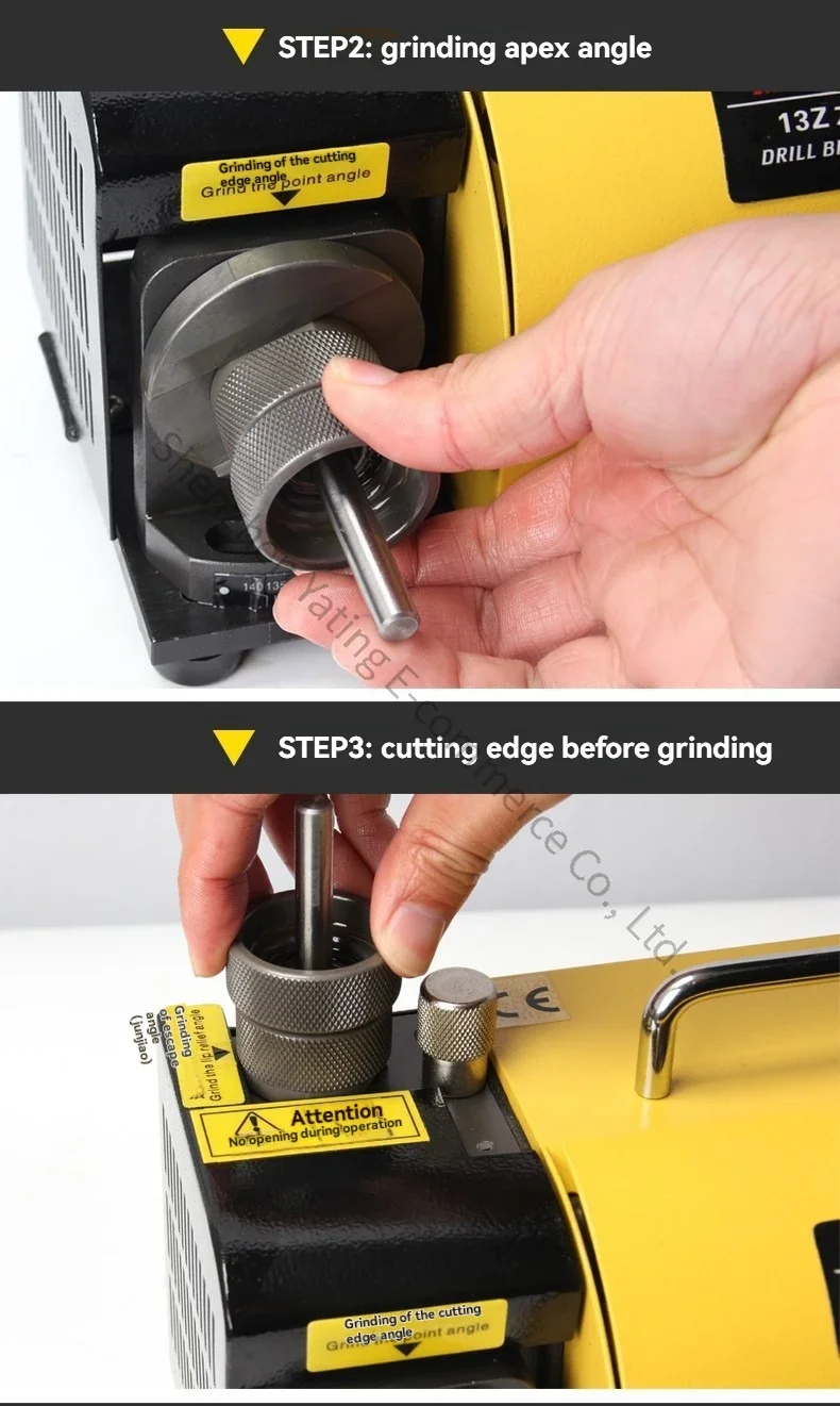3-13mm High-precision Fool Grinder  Drill Grinder Fast Grinding Fried Dough Twists Drill Grinding Left Drill Grinder