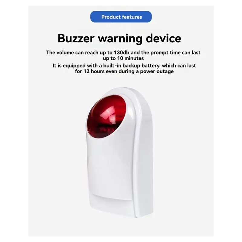 【MUST-HAVE】Emergency SOS Alert One Click Wireless Call Device Restroom Accessible For Disabled Persons Help Audible Visual Alarm