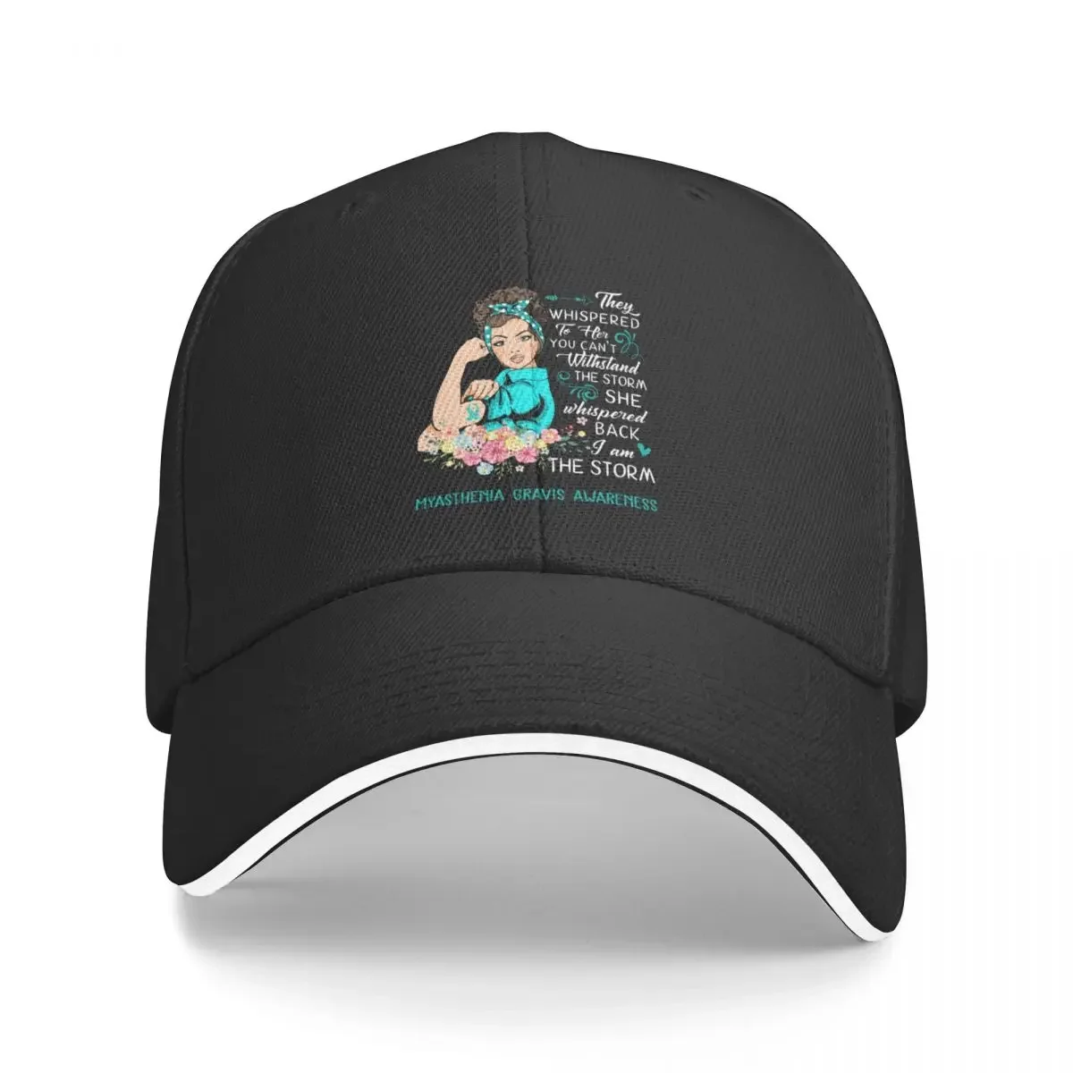 I Am The Storm Myasthenia Gravis Awareness Baseball Cap hats on offer Luxury man cap Women Beach Fashion Men's